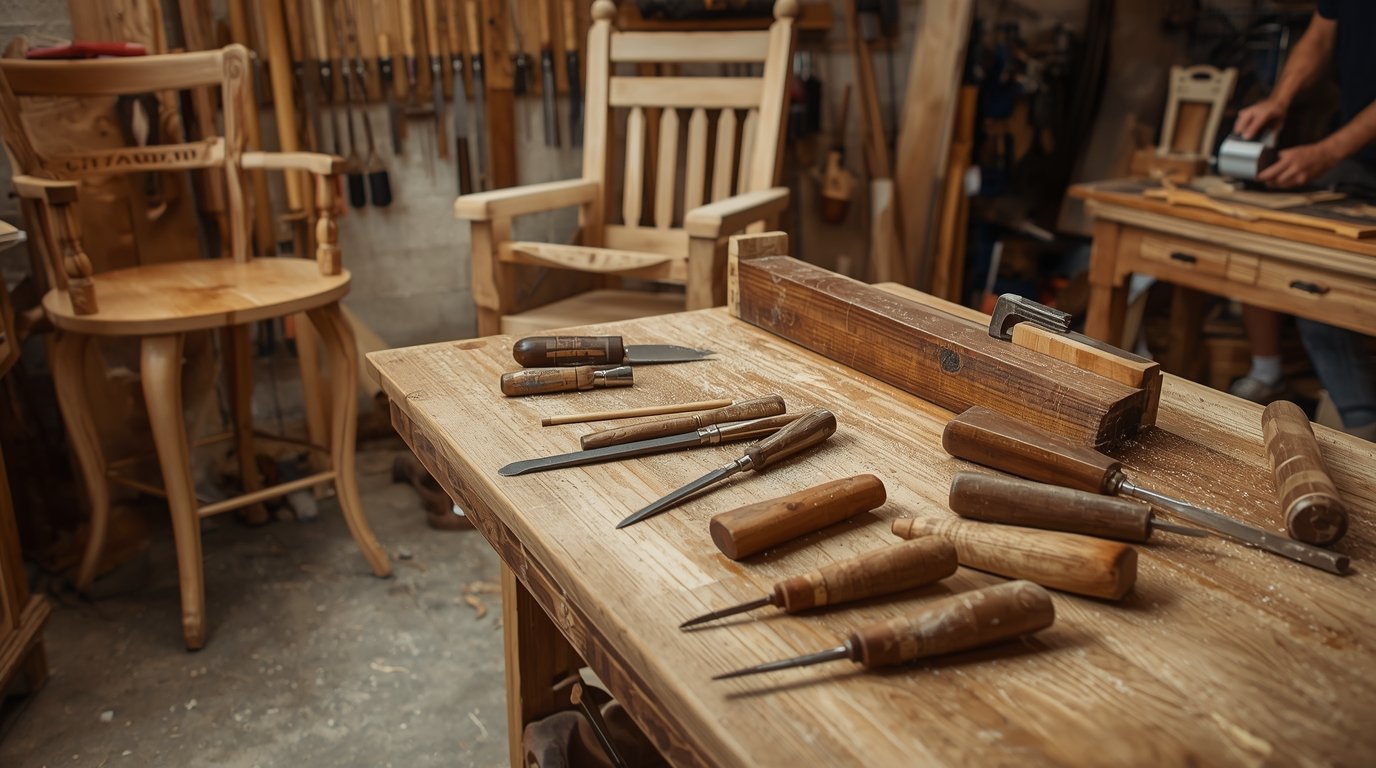 Onze werkplaats - Handgereedschap